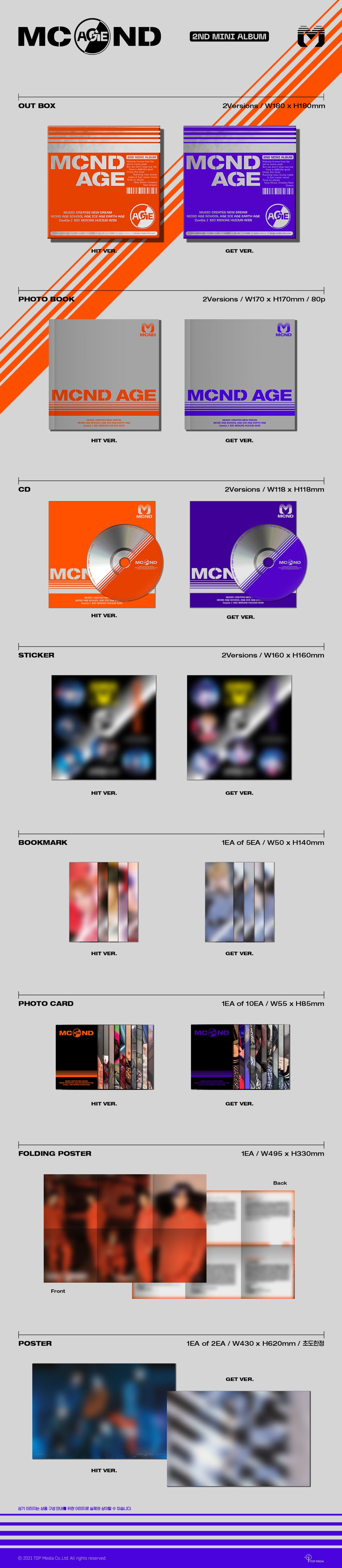 MCND - MCND AGE / 2nd Mini Album detail 3
