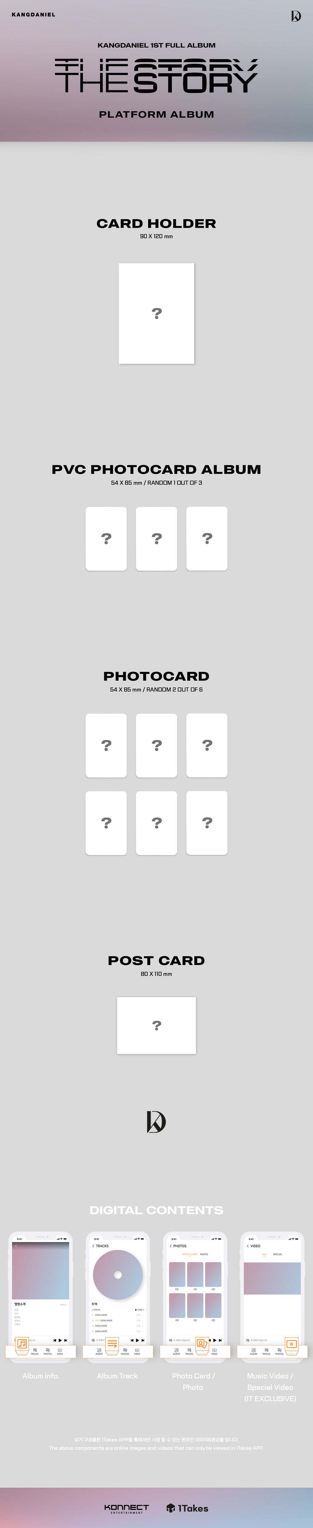 KANG DANIEL - The Story / 1st Full Album (Platform ver.) detail 2