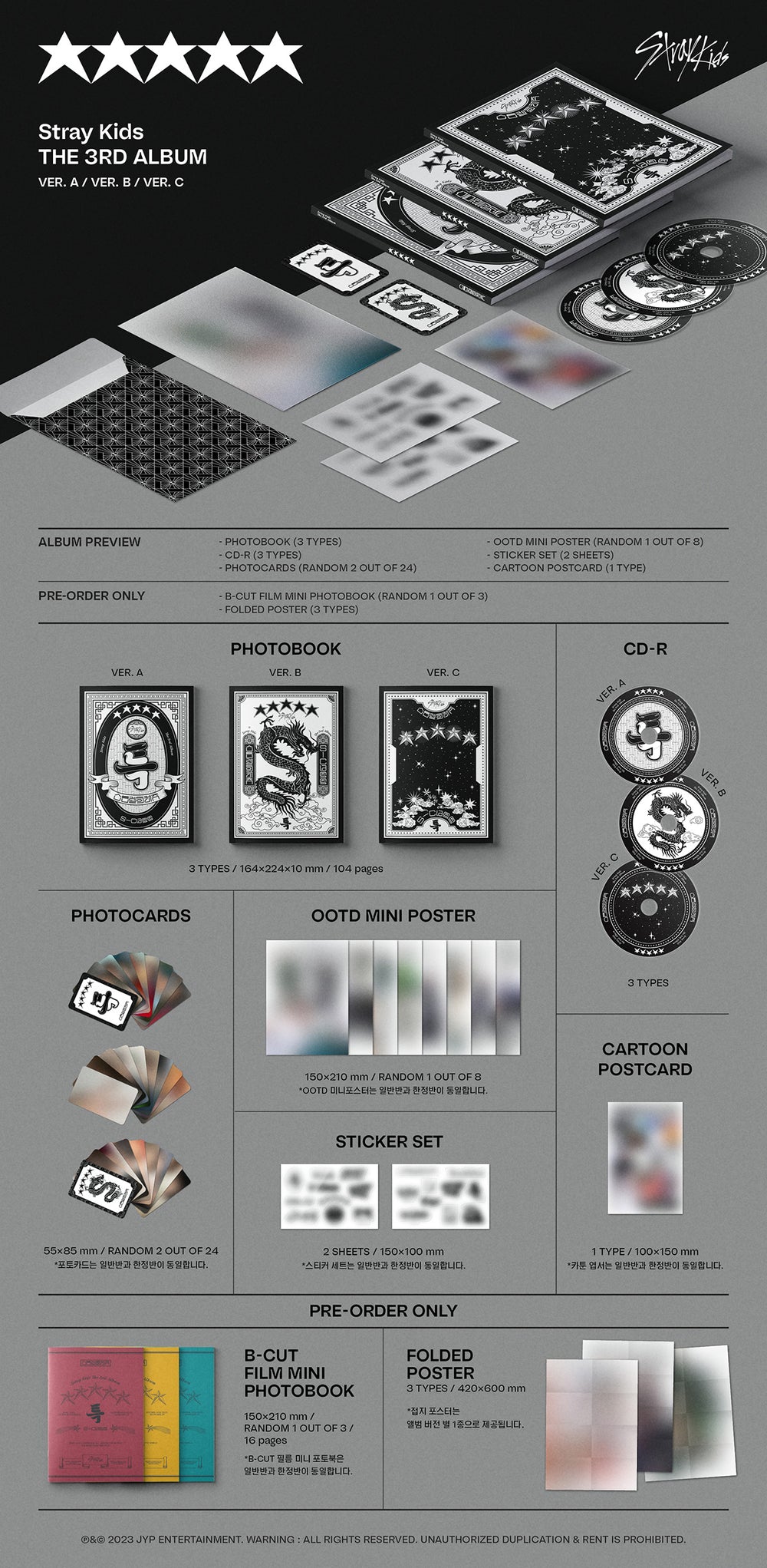 Stray Kids - ★★★★★ (5-STAR) / 3rd Album Full Album detail 3