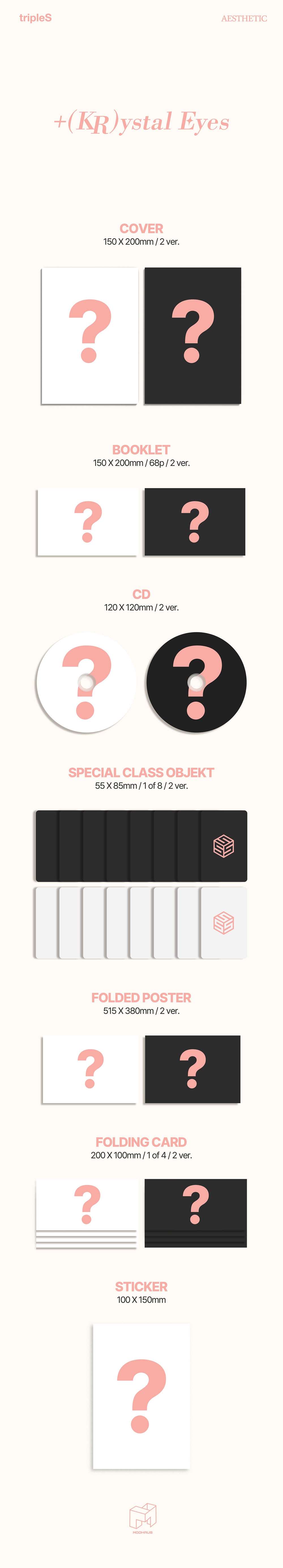 tripleS +(KR)ystal Eyes - AESTHETIC / Mini Album detail 3