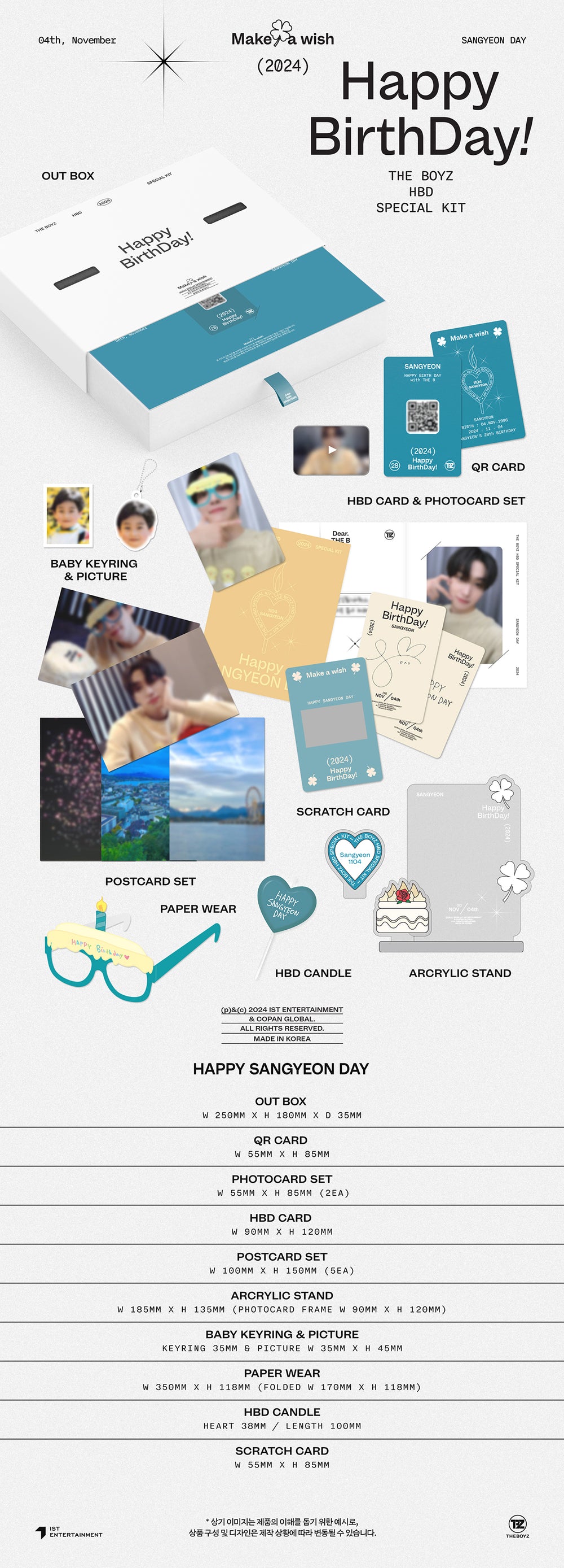 THE BOYZ - THE BOYZ HBD SANGYEON SPECIAL KIT detail 4