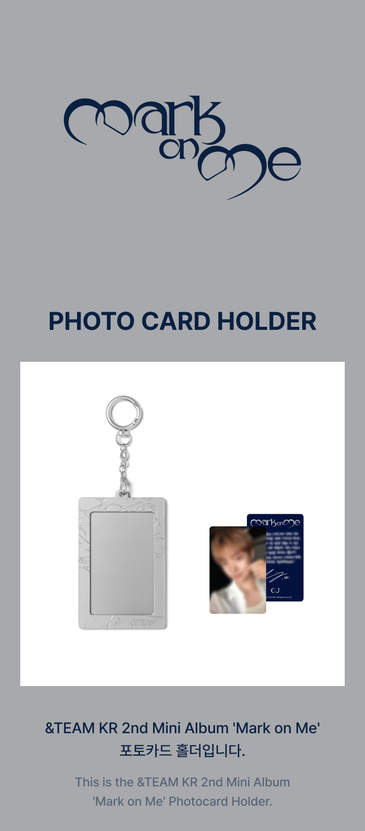 PHOTO CARD HOLDER detail 2