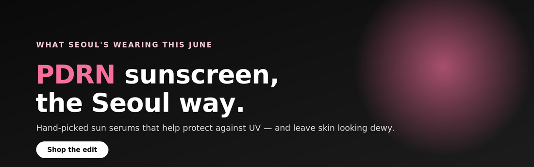 PDRN — Salmon DNA: a Korean PDRN sunscreen explainer banner