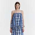 EENK YAEL Lace-printed Volume Top - Blue