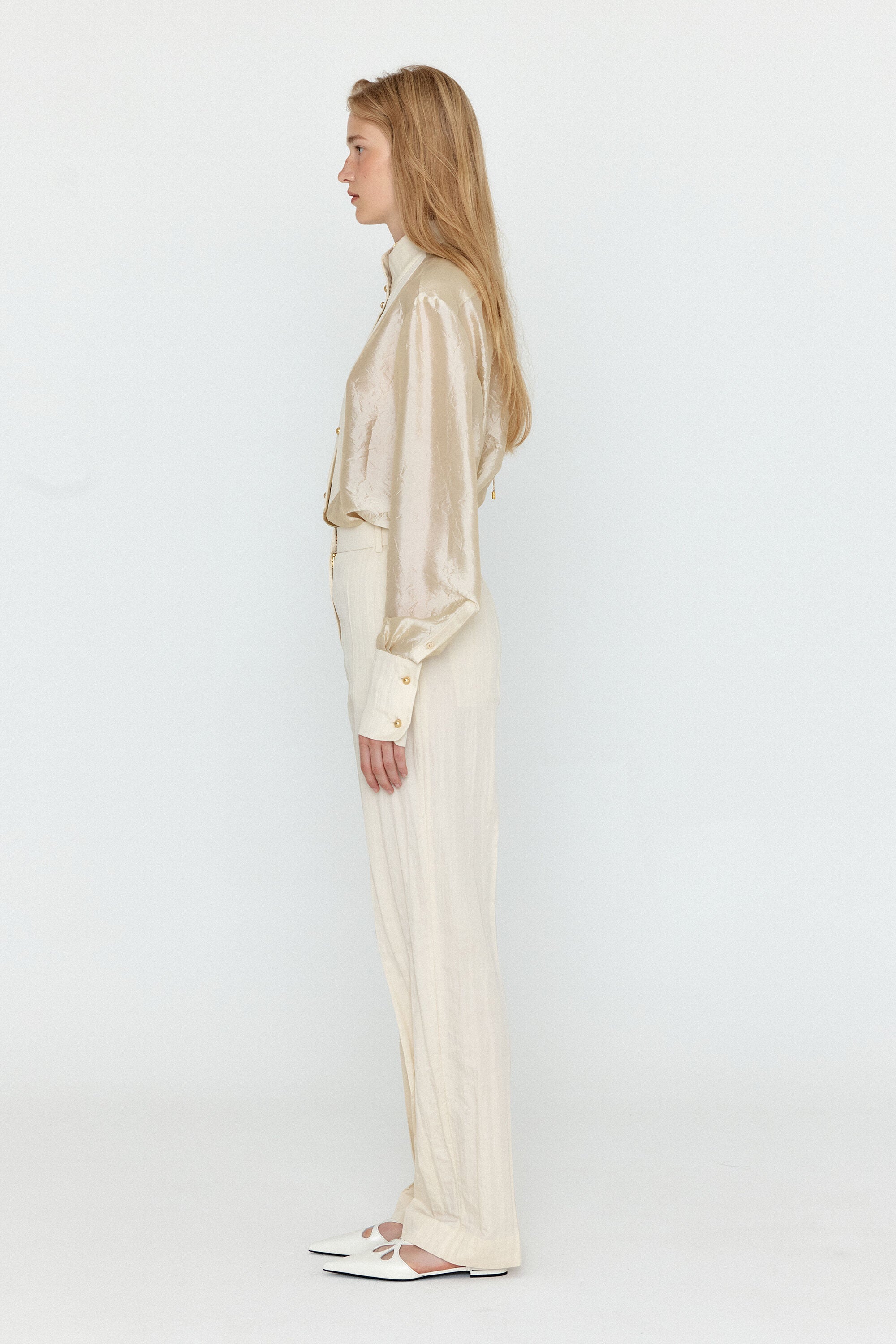 EENK EENK WILONA Classic Trousers - Ivory