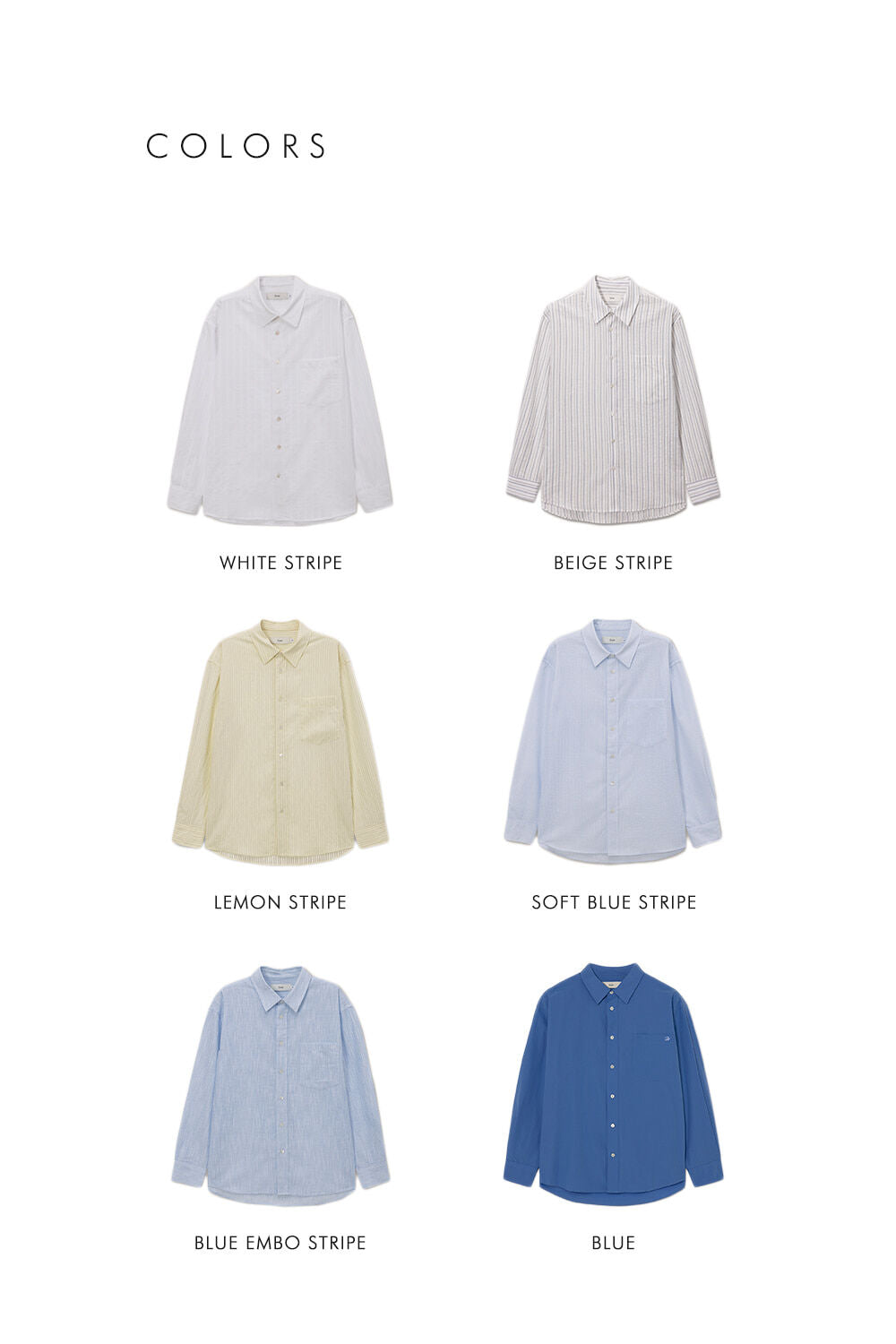 DUNST UNISEX CLASSIC OVERSHIRT BEIGE STRIPE_UDSH5B123I2
