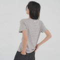 TILLIDIE TFL 02 STRIPE RHYTHM TEE [TISU08TS10]_Gray