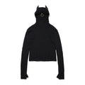UNDERCOVER (W) FOOD AND EYE MOTIF HOODY BLACK