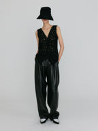 EENK ZIVA Knitted Vest - Black