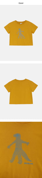 ENZO BLUES Dinosaur T-Shirt (Mustard)