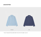 LOW CLASSIC Lc CHECKED REGULAR-FIT SHIRT_SOFT BLUE_LC252SH06B2