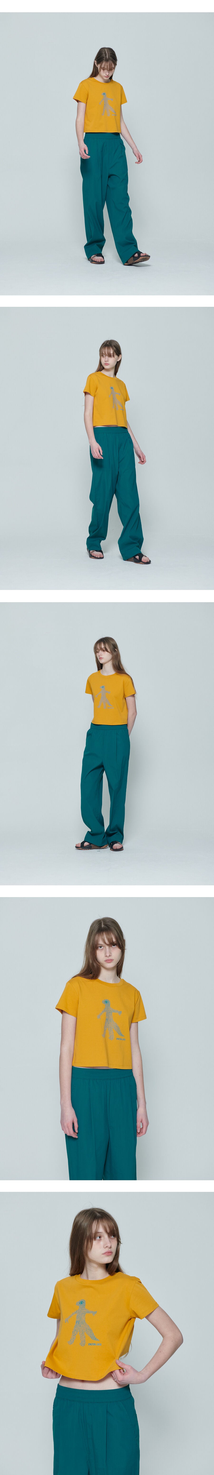 ENZO BLUES Dinosaur T-Shirt (Mustard)