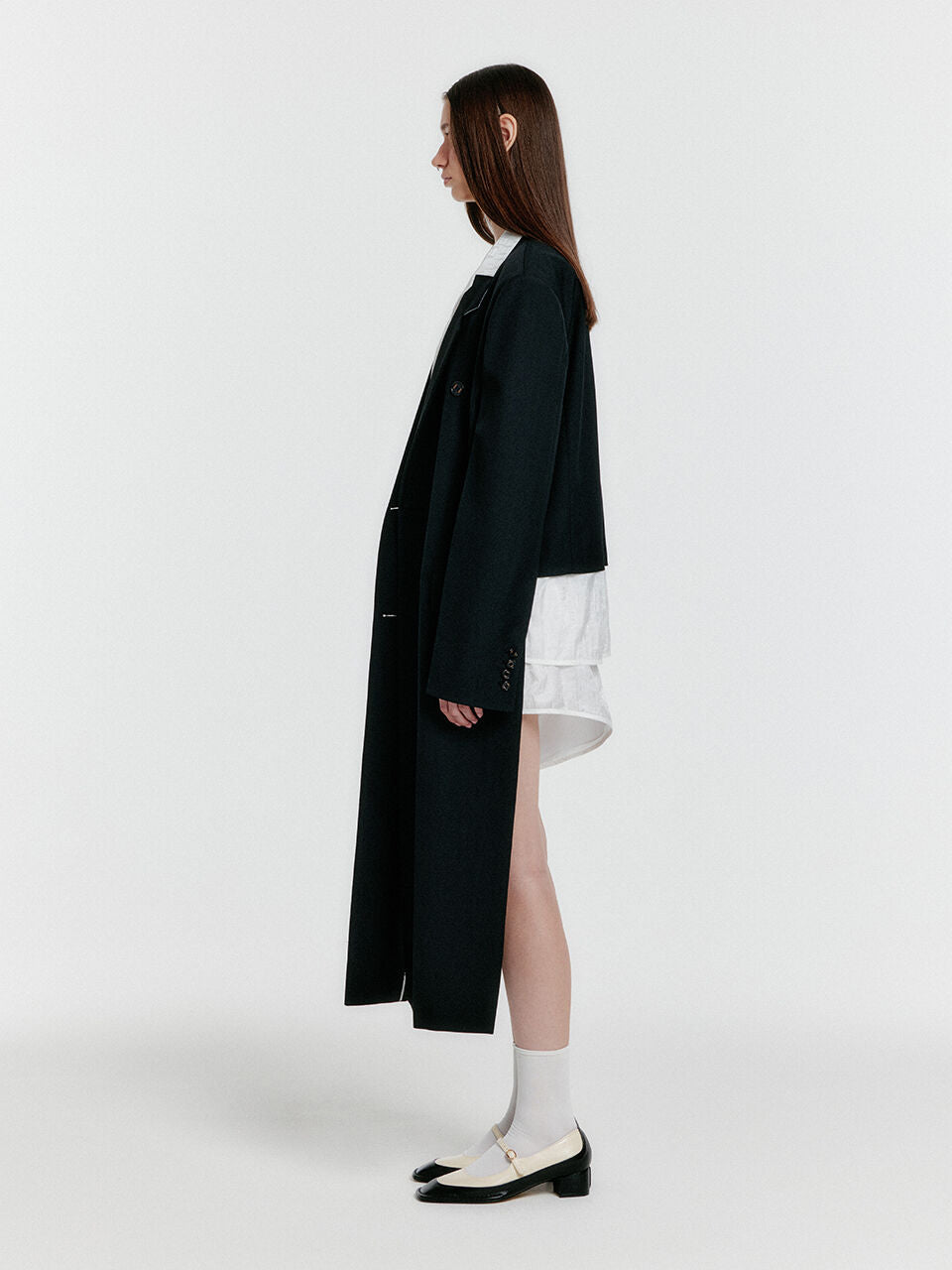 EENK EENK YENNA Long Jacket - Black