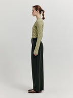 EENK XEBLE Two-Tuck Pants - Khaki
