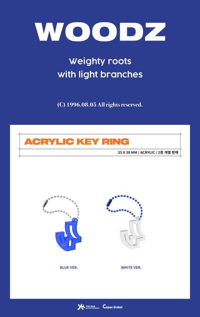WOODZ - 03 Acrylic Keyring / 25TH BIRTHDAY LIMITED MD