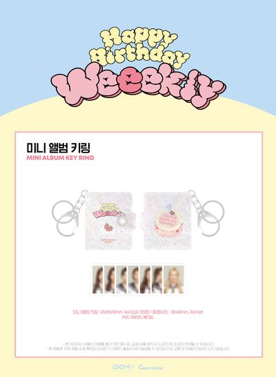 Weeekly - 03 Mini Album Keyring / 1ST ANNIVERSARY POP-UP STORE