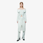 YCH LAYERED TROUSERS KHAKI (F24PT4091KK)