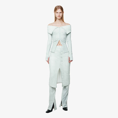 LAYERED TROUSERS KHAKI (F24PT4091KK)