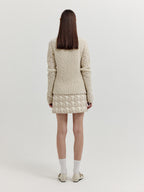 EENK EENK XUIN Ribbed Knit Pullover - Ivory