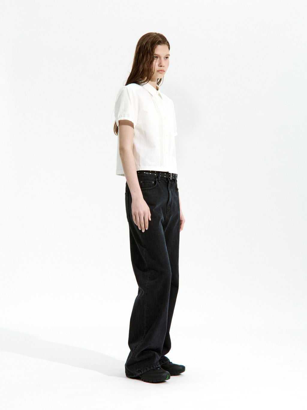 LOW CLASSIC BAMBOO LACE SHIRT_OFF WHITE_LC252BL03OW