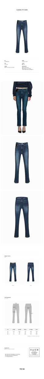 YCH CLASSIC FIT JEAN BLUE (W24DB8061BL)