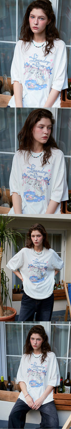 CPGN Laundry Day Short Sleeve T-Shirt Star White