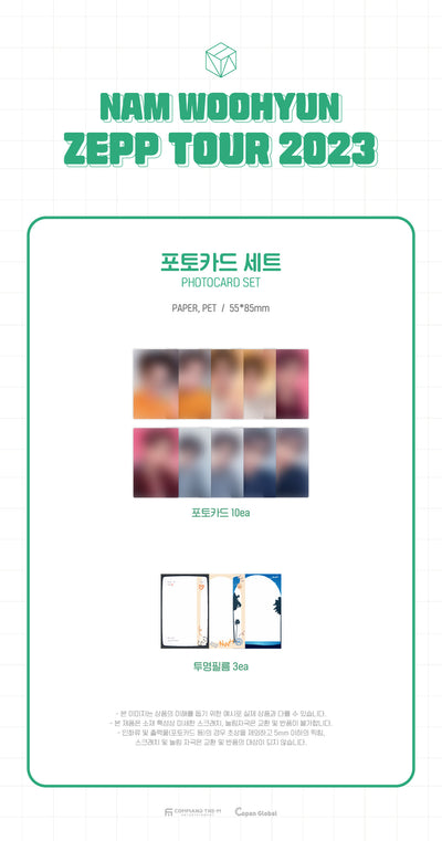 NAM WOO HYUN - 04 Photocard Set / ZEPP TOUR 2023