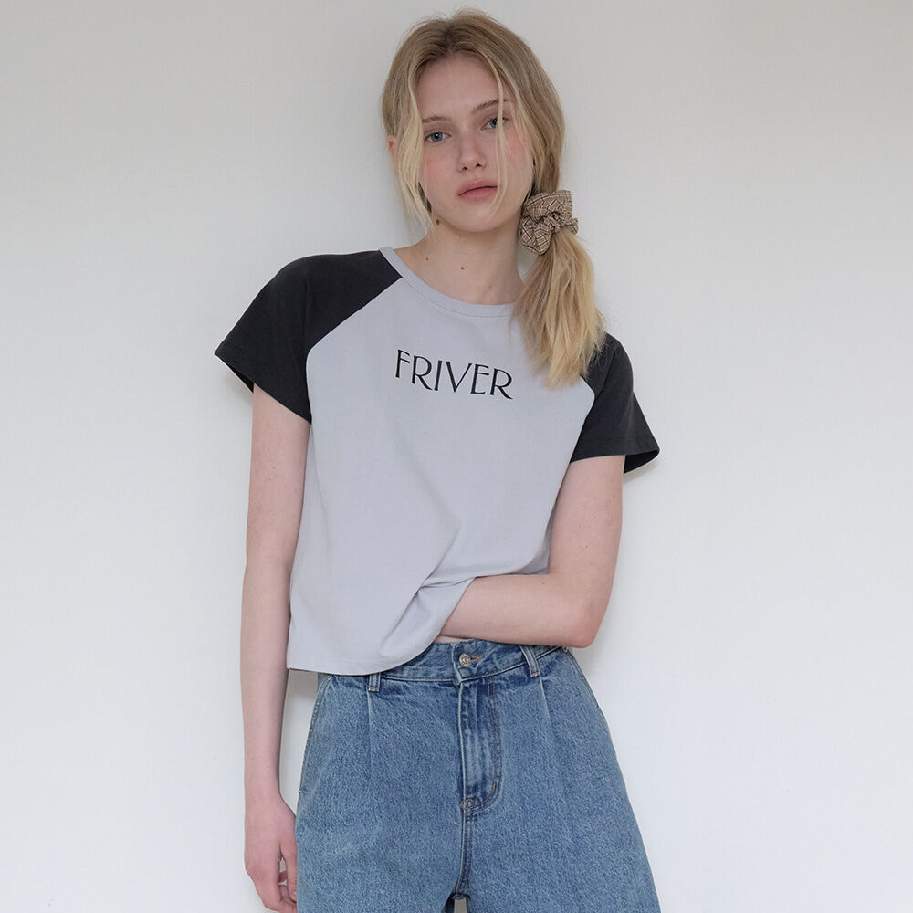 FRIVER07 Raglan friver logo t-shirt [FRSP08TS25]_Sky blue