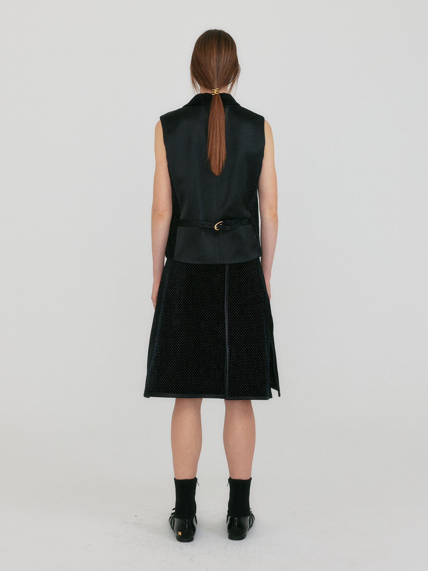 EENK ZULIAL Midi Wrap Skrit - Black