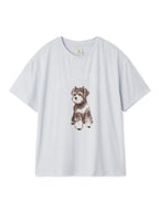 GELATO PIQUE Schnauzer one point t-shirt PWCT254311