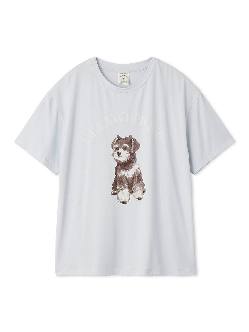 GELATO PIQUE Schnauzer one point t-shirt PWCT254311