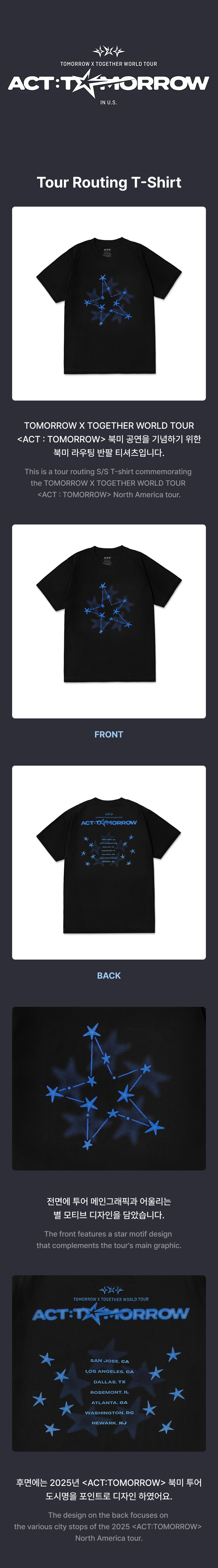 Tour Routing T-Shirt detail 2