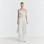 EENK [Kim Ji-won wearing] YAYE Double Layered Skirt - White