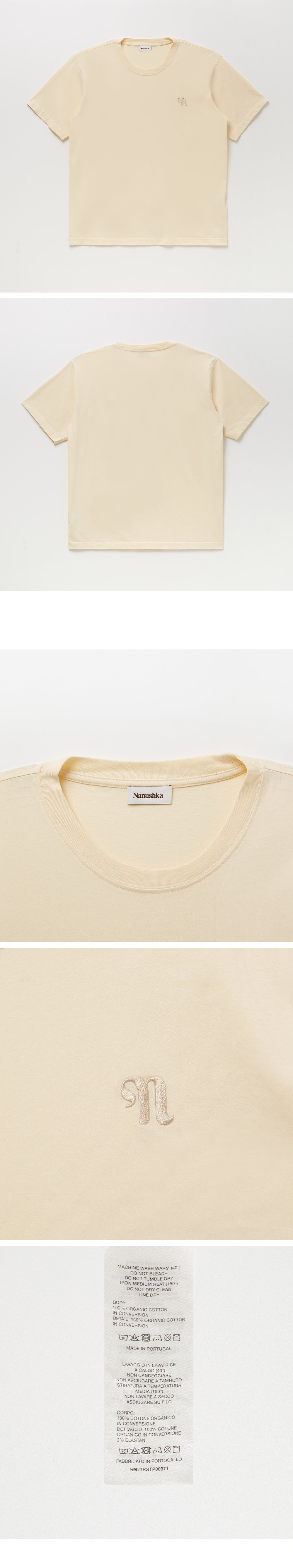 NANUSHKA NANUSHKA T-Shirt Cream