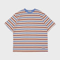 CARGOBROS Striped dangara short sleeve t-shirt (blue)