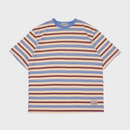 CARGOBROS Striped dangara short sleeve t-shirt (blue)