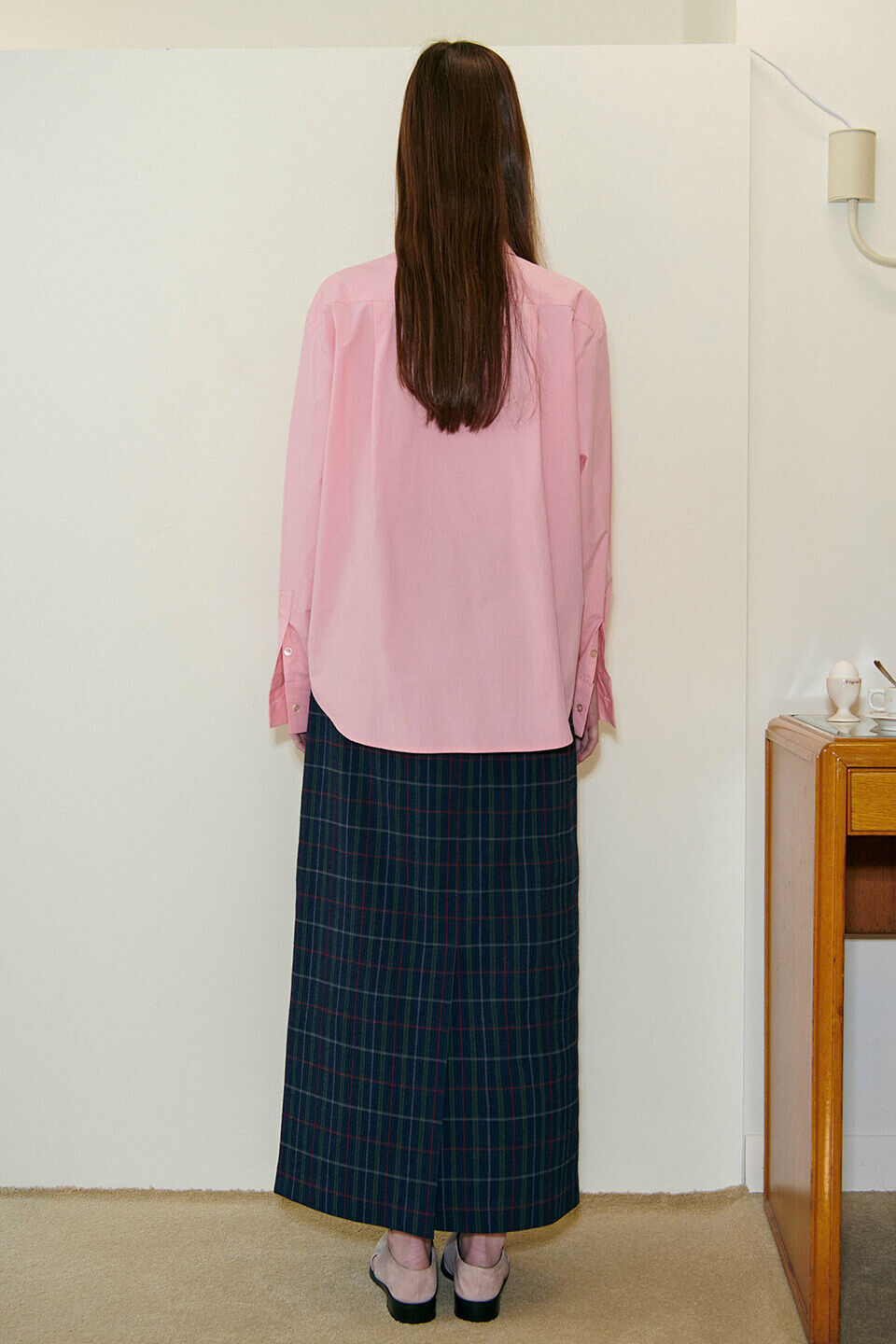 SINOON Classic Cotton Shirt (Light Pink)