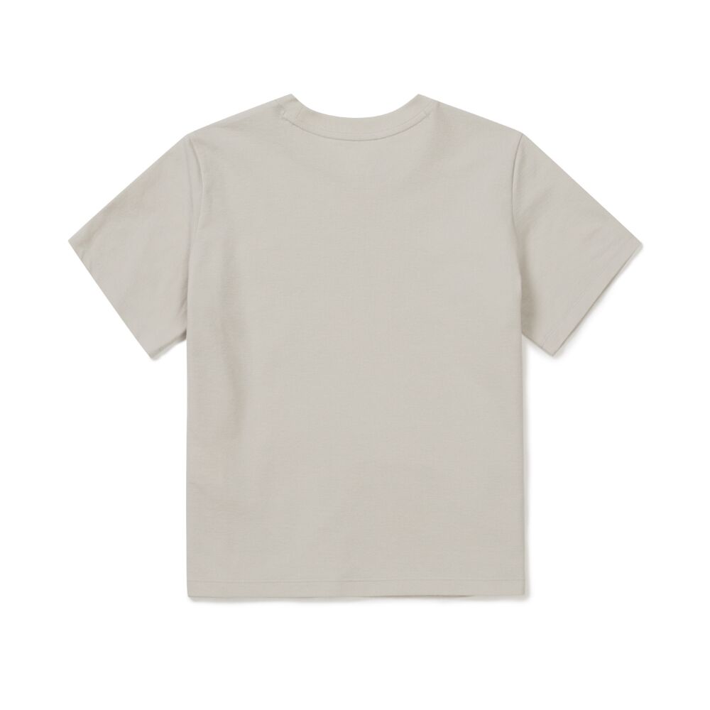 SNOWPEAK APPAREL Sorona Women's Semi-Cropped Short-Sleeve T-Shirt Sand Beige (S26MWFTS05)