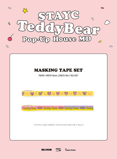 STAYC - 06 Masking Tape Set / STAYC Teddy Bear Pop-Up House MD
