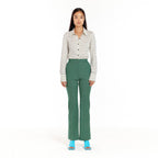 EENK ULONA Straight Pants - Green Check