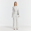 EENK YENIZ Lace-trim Pants - White
