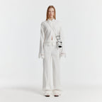 EENK YENIZ Lace-trim Pants - White