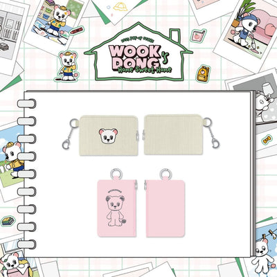 LEE DONG WOOK - [WOOKDONG'S HOME SWEET HOME] MD 10. Card Wallet Keyring (CARD WALLET KEYRING)