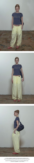 SCULPTOR Archive Pigment Baby Tee Dusty Blue