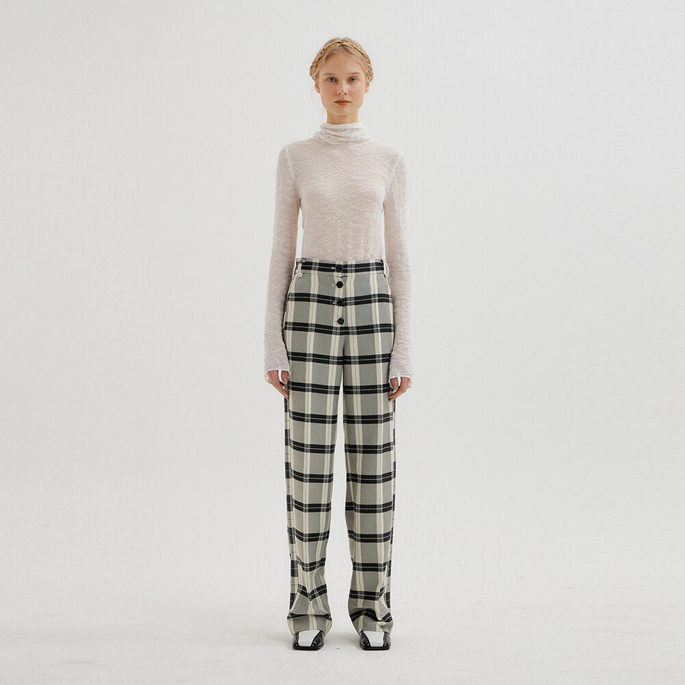 EENK EENK Pants Black/Ivory Check