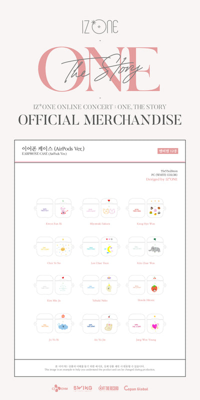 IZ*ONE - 08 Earphones Case (AirPods Ver.) / 2021 ONE, THE STORY
