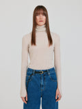 EENK ZIAH High Neck Knit Top - Ivory