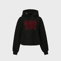 YCH SYMBOL-LOGO HOODED SWEATSHIRT BLACK (W23TO902BK)