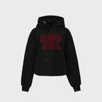 YCH SYMBOL-LOGO HOODED SWEATSHIRT BLACK (W23TO902BK)