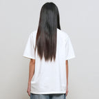 GENERAL IDEA WOMAN Dancing Cat Overfit Short Sleeve T-Shirt [WHITE] / GF2LTS519